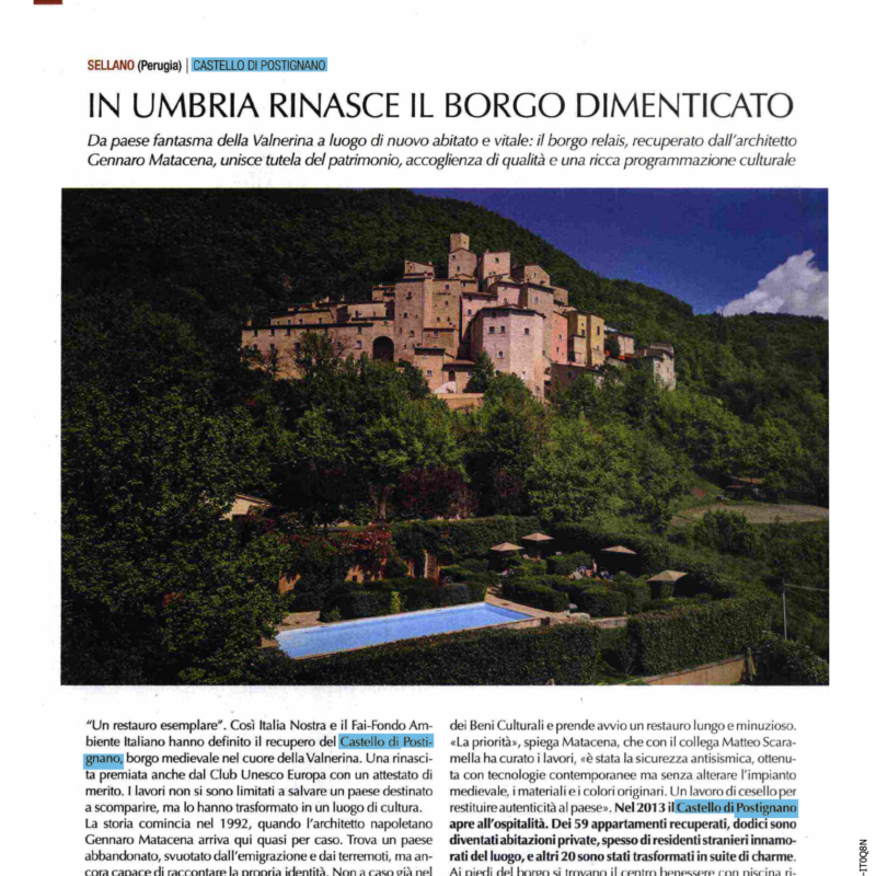 In Umbria rinasce il borgo dimenticato